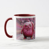 OddFriends Pink Creature-Tasse Tasse (Links)