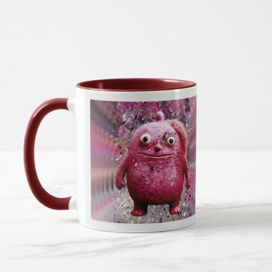 OddFriends Pink Creature-Tasse Tasse (Links)