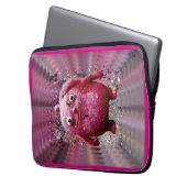 OddFriends - Pink Whimsical Creature Poster Laptopschutzhülle (Vorderseite Links)