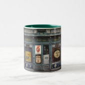 Oddies Creepy Handelszentrum-Tasse Zweifarbige Tasse (Mittel)