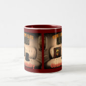 Oddie's Time Slips - Zurück zum Feature! Zweifarbige Tasse (Mittel)