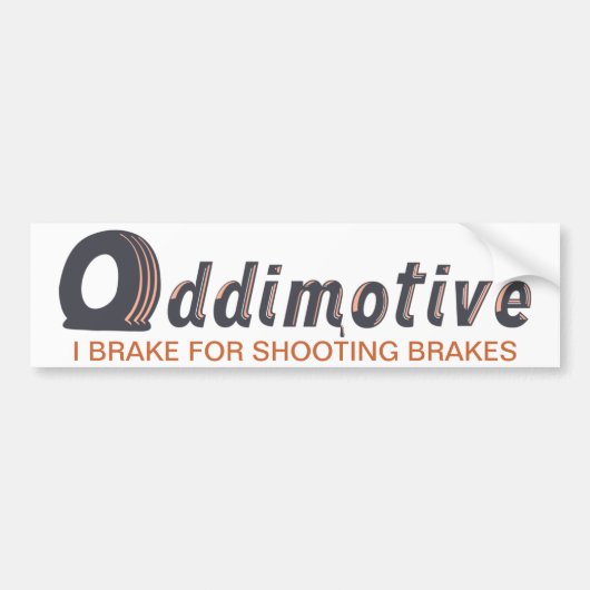 Oddimotive Schießen-BremsAutoaufkleber Autoaufkleber (Vorne)