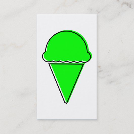 oddRex Eiscreme Visitenkarte (Vorderseite)