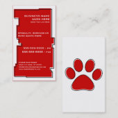 oddRex-Heimtierpfow Visitenkarte (Vorne/Hinten)