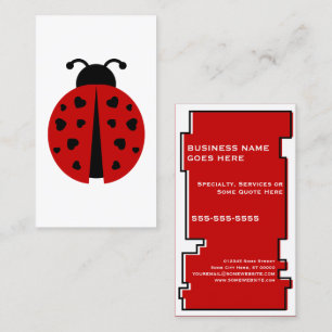 oddRex Ladybug Visitenkarte