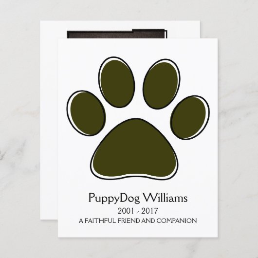 oddRex-Pfow-Speicherkarte zum Verlust eines Beglei (Vorne/Hinten)