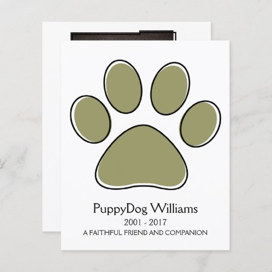 oddRex-Pfow-Speicherkarte zum Verlust eines Beglei (Vorne/Hinten)