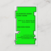 oddRex Rasen Visitenkarte (Rückseite)