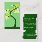 oddRex Retro-Baum Visitenkarte (Vorne/Hinten)