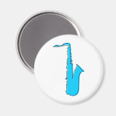 oddRex Saxophon Magnet (Vorderseite/Rückseite)