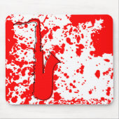 oddRex Saxophon Mousepad (Vorne)