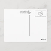 oddRex Saxophon Postkarte (Rückseite)