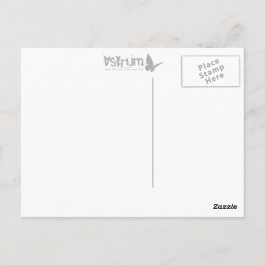 oddRex Saxophon Postkarte (Rückseite)