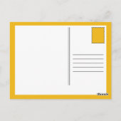 oddRex Saxophon Postkarte (Rückseite)