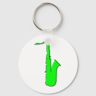 oddRex Saxophon Schlüsselanhänger