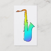 oddRex Saxophon Visitenkarte (Rückseite)