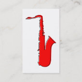 oddRex Saxophon Visitenkarte (Rückseite)