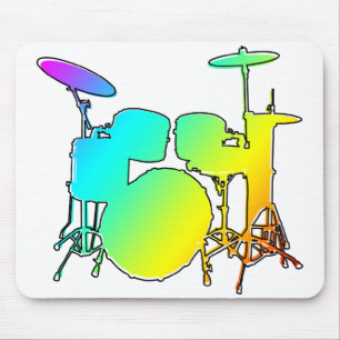 oddRex-Schlagzeug Mousepad