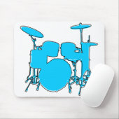 oddRex-Schlagzeug Mousepad (Mit Mouse)