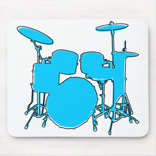 oddRex-Schlagzeug Mousepad (Vorne)