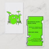 oddRex Trommeln Visitenkarte (Vorne/Hinten)