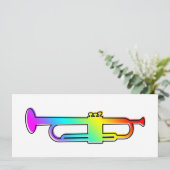 oddRex Trompet Einladung (Stehend Vorderseite)