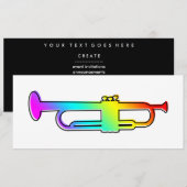 oddRex Trompet Einladung (Vorne/Hinten)