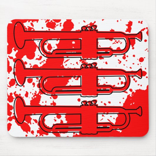 oddRex Trompets Mousepad (Vorne)