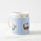 Ode an das Nussknacker-Ballett Blau 2 Foto-Fliese Kaffeetasse (Vorderseite Links)