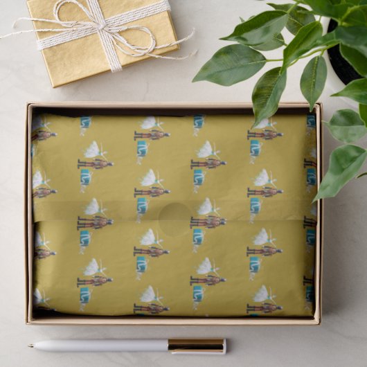Ode an das Nutcracker Ballet Gold Seidenpapier (Geschenk)