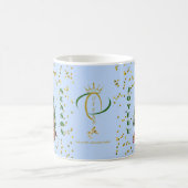 Ode an den Nussknacker-Ballett-Blauen Baum Kaffeetasse (Mittel)