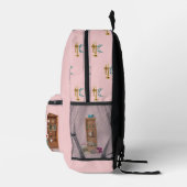 Ode an den Nutcracker Ballett rosa Bedruckter Rucksack (Rechts)