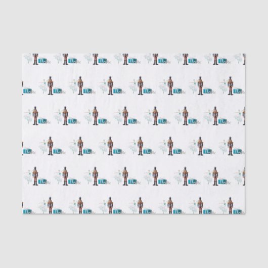 Ode an den Nutcracker-Ballett Seidenpapier (Vorderseite)