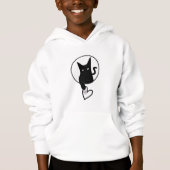 Ode an die Liebe Cat Hoodie von der Dichterin Adie (Vorderseite)