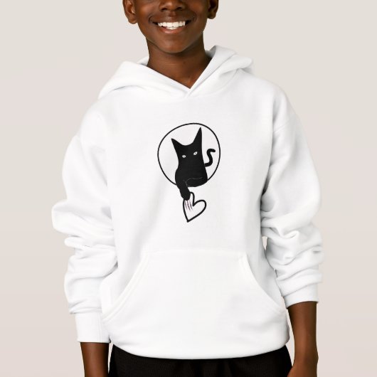 Ode an die Liebe Cat Hoodie von der Dichterin Adie (Vorderseite)