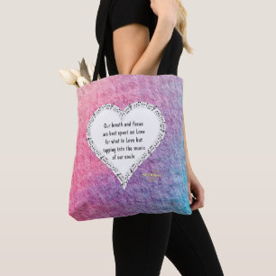 Ode an die Liebe-Tasche von Poet Adiela Akoo Tasche