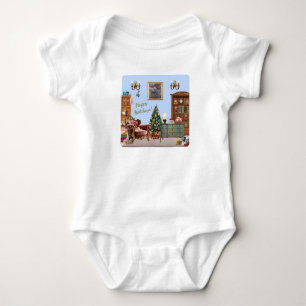 Ode an die Nutcracker Ballet Blue Baby Strampler