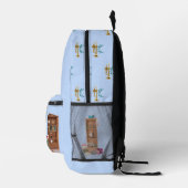 Ode an die Nutcracker Ballet Blue Bedruckter Rucksack (Rechts)