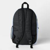 Ode an die Nutcracker Ballet Blue Bedruckter Rucksack (Rückseite)