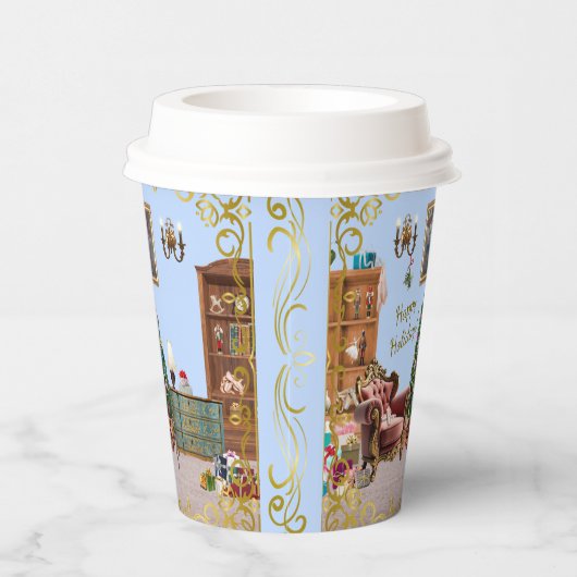 Ode an die Nutcracker Ballet Blue Pappbecher (Rechts)