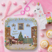 Ode an die Nutcracker Ballet Blue Pappteller (Party)