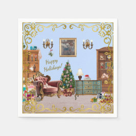 Ode an die Nutcracker Ballet Blue Serviette