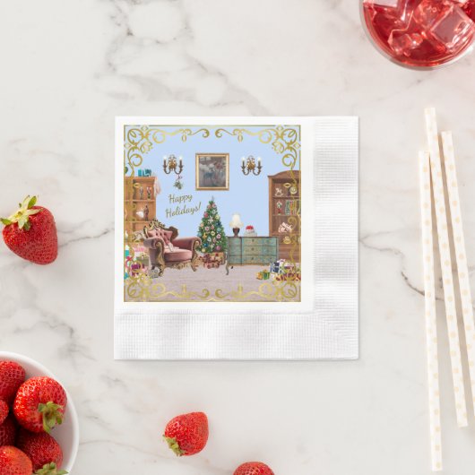 Ode an die Nutcracker Ballet Blue Serviette (Beispiel)