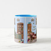 Ode an die Nutcracker Ballet Blue Zweifarbige Tasse (Mittel)