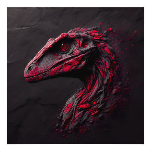 Ode an die prähistorische - das Genie der KI Fotodruck