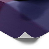 Ode an eine schwarze Katze Poster (Ecke)