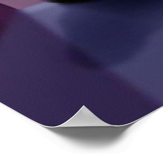 Ode an eine schwarze Katze Poster (Ecke)