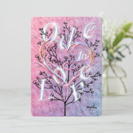 Ode an Liebe Grußkarte von Poet Adiela Akoo Feiertagskarte