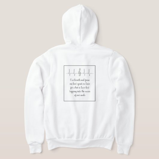 Ode an Liebe Hoodie von der Dichterin Adiela Akoo (AblageHinten)