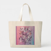 Ode an Liebe Jumbo Tasche von Adiela Akoo entworfe (Rückseite)